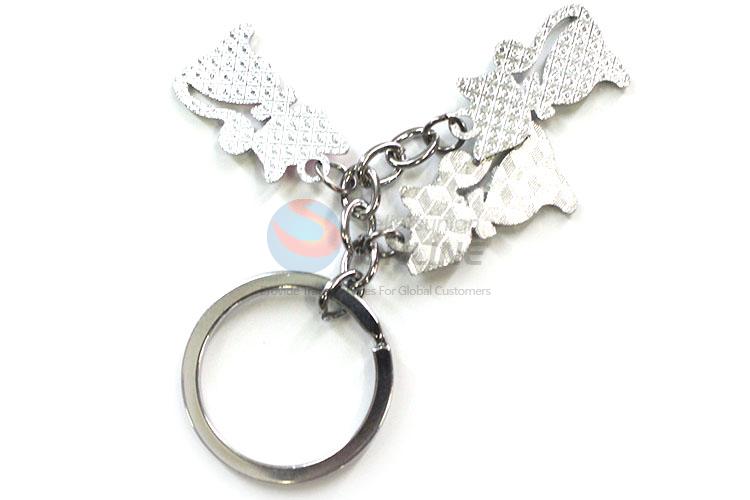 Pretty Cat Shape Zinc Alloy Key Ring Cheap Keychain