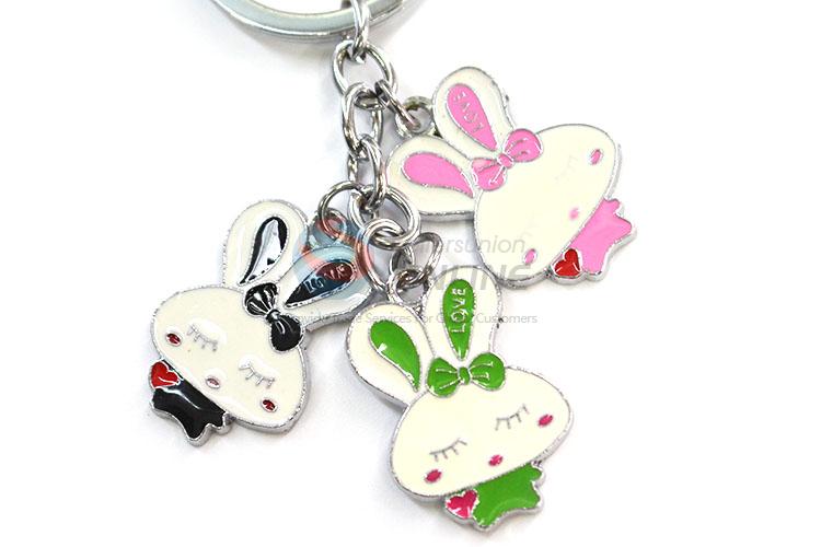 Best Sale Cute Rabbit Zinc Alloy Keychain Best Key Ring