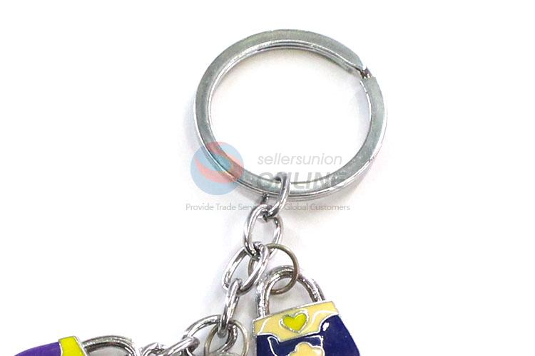 Top Quality Simulation Lock Shape Key Ring Key Chain