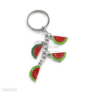 High Quality Watermelon Shape Zinc Alloy Key Chain