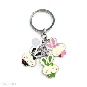 Best Sale Cute Rabbit Zinc Alloy Keychain Best Key Ring