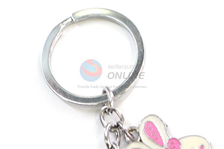 Best Sale Cute Rabbit Zinc Alloy Keychain Best Key Ring