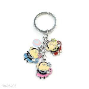 Fashion Cartoon Monkey Shape Zinc Alloy Keychain