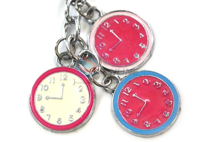 Best Price Mini Clock Shape Keychain Fashion Key Ring