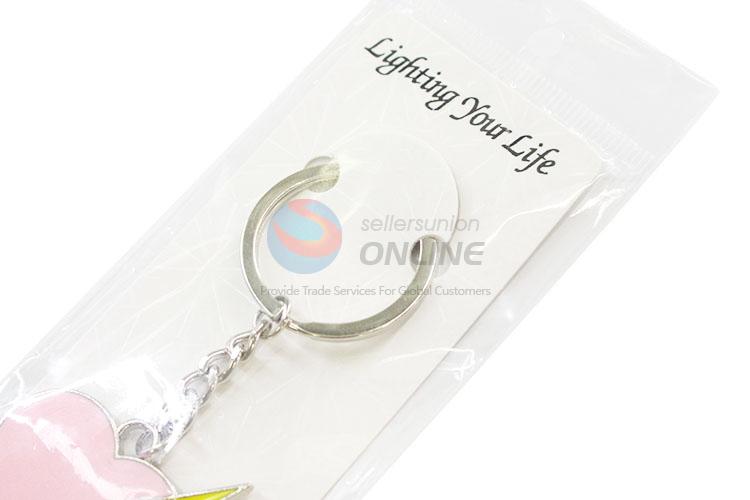 New Design Heart Shape Zinc Alloy Key Chain