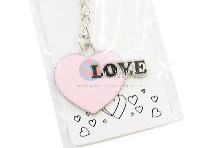 Good Sale Sweet Heart Shape Zinc Alloy Key Chain