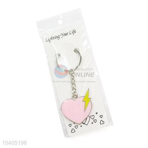 New Design Heart Shape Zinc Alloy Key Chain