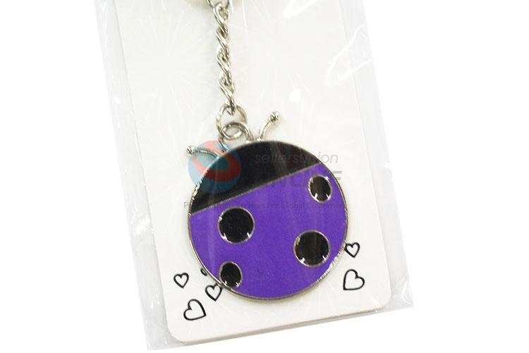 Latest Ladybird Shape Zinc Alloy Key Ring Cheap Key Chain