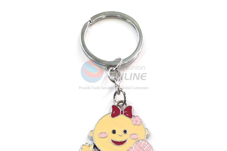 New Design Cute Baby Shape Zinc Alloy Key Chain