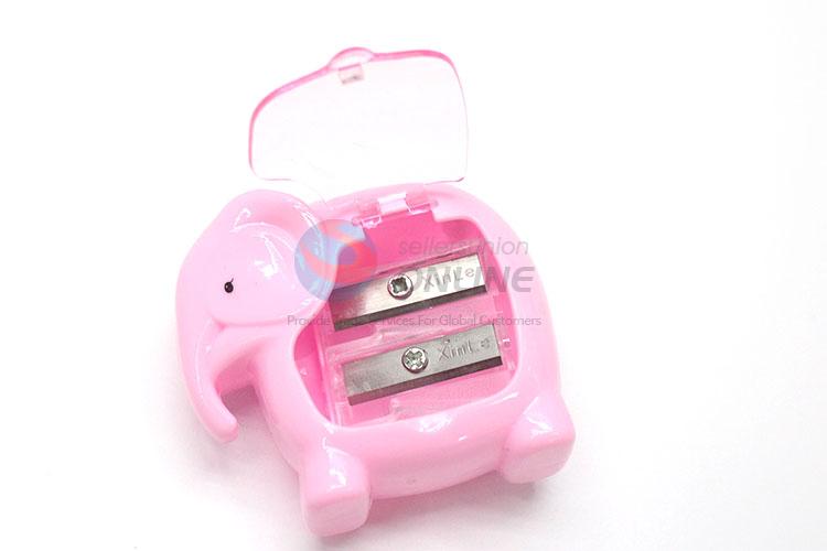 Hot selling Plastic Creative Colorful Elephant Pencil Sharpener