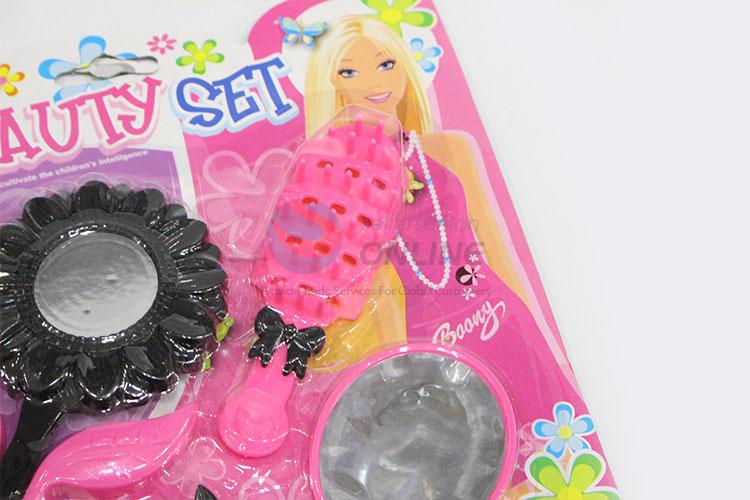 Low Price Comb and Mirror Beauty Set Plastic Toy for Girls