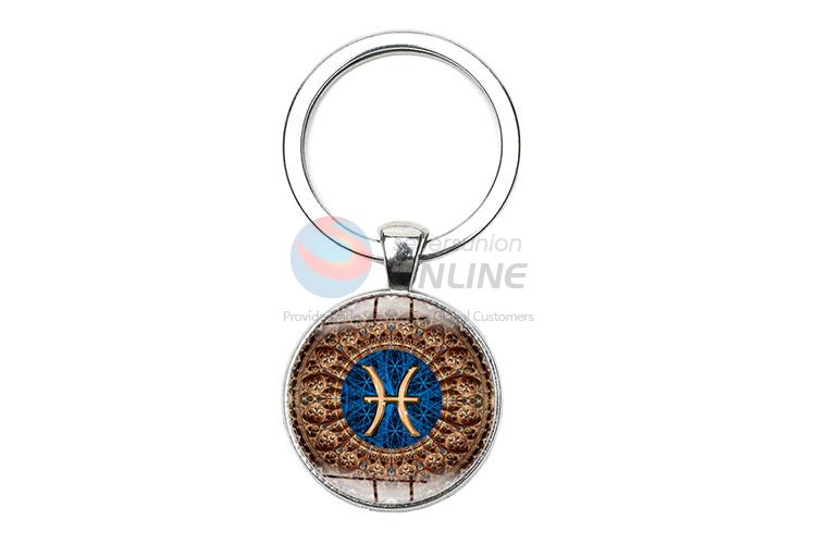 Constellation Round Metal Key Chain/Key Ring