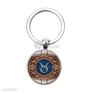 Constellation Round Metal Key Chain/Key Ring