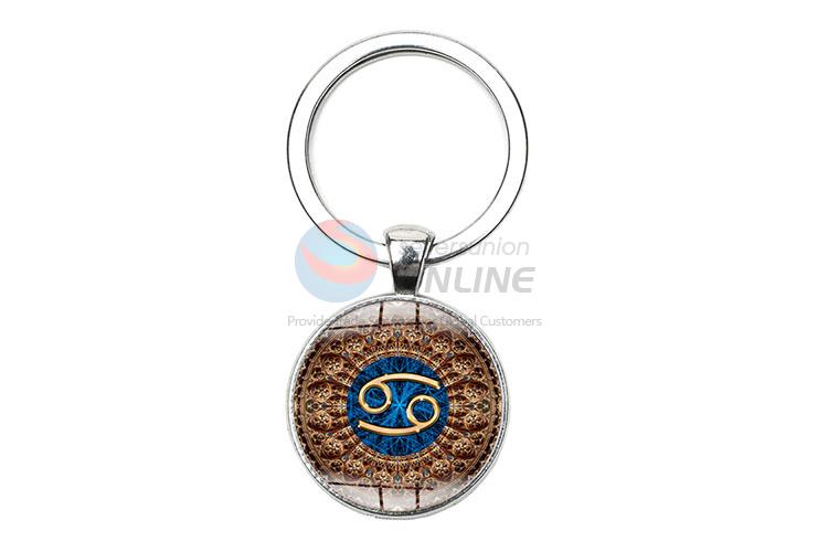 Constellation Round Metal Key Chain/Key Ring