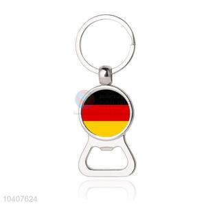 National Flag Round Metal Key Chain/Key Ring