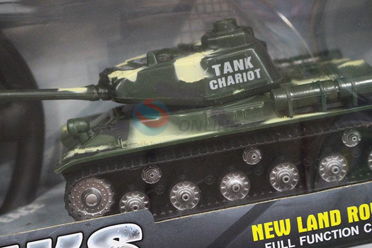 Factory Direct 4 Channels R/C Land Rover Tank with Steering Wheel and without Battery