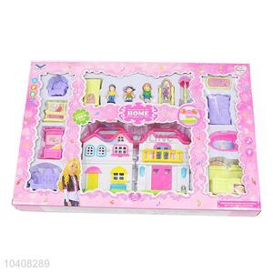 Fashion Educational Toy Villa Model Plastic Toy Set