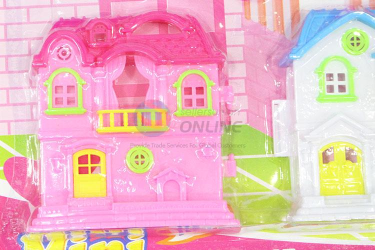 Girl Plastic Villa Toy Furniture Set with Low Price