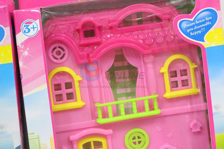 Kids' Favorite Plastic Mini Doll House Play Set