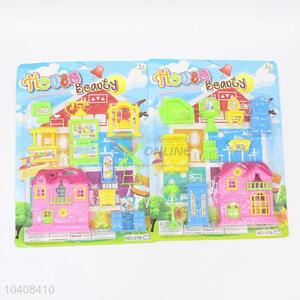 DIY Girl Plastic Villa Toy Furniture Set Toys