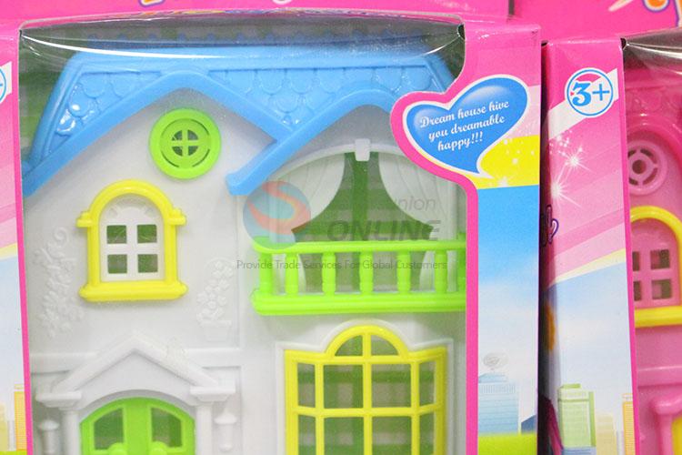 Kids' Favorite Plastic Mini Doll House Play Set