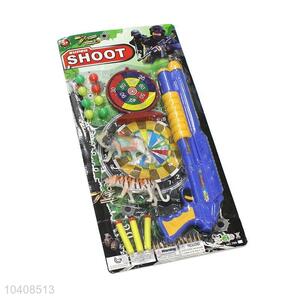 Good Quality Plastic Shoot Toy Gun With Target Set