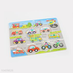 Cheap Construction Vehicles Wooden Puzzles Set