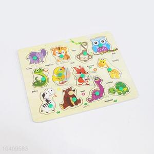 Animals Pattern Wooden Puzzles Set