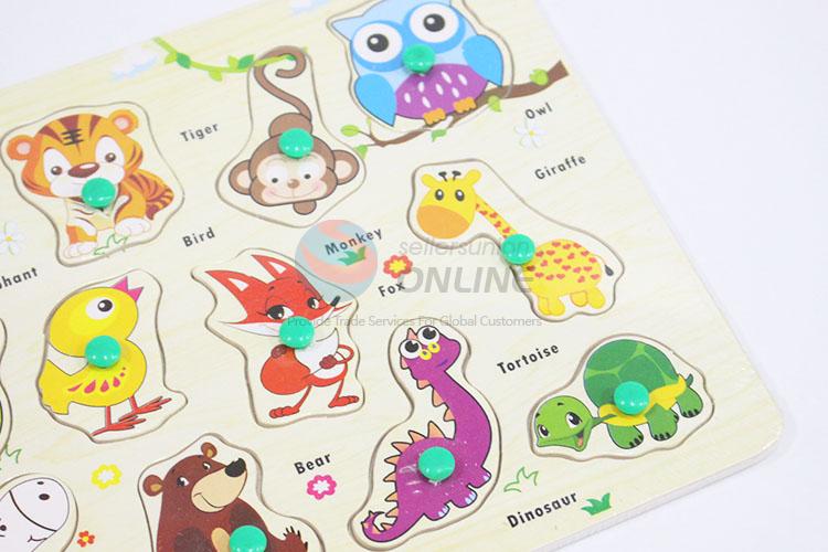 Animals Pattern Wooden Puzzles Set