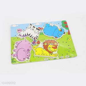 Grassland Animal Threading Wooden Puzzles Set