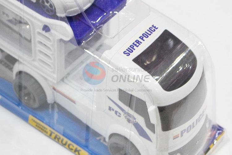 Cool low price trailer police car toy