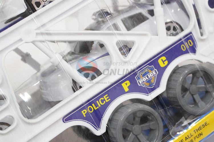 Cool low price trailer police car toy