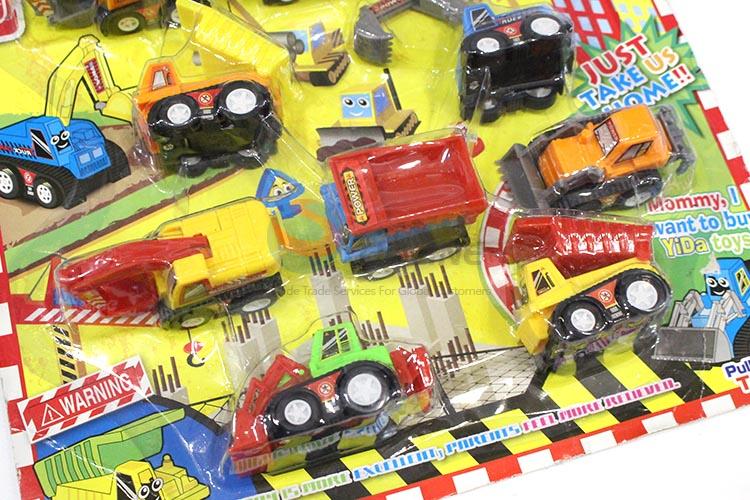 Wholesale 12pcs Pull-back Engineering Trucks for Sale