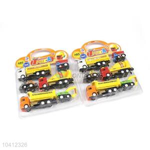 New Arrival 6pcs Pull-back Engineering Trucks for Sale