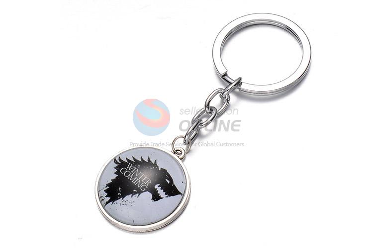 Best Sale Art Printing Alloy Key Ring Keychain