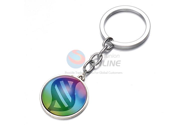 Custom Colorful Round Alloy Key Chain Key Accessories