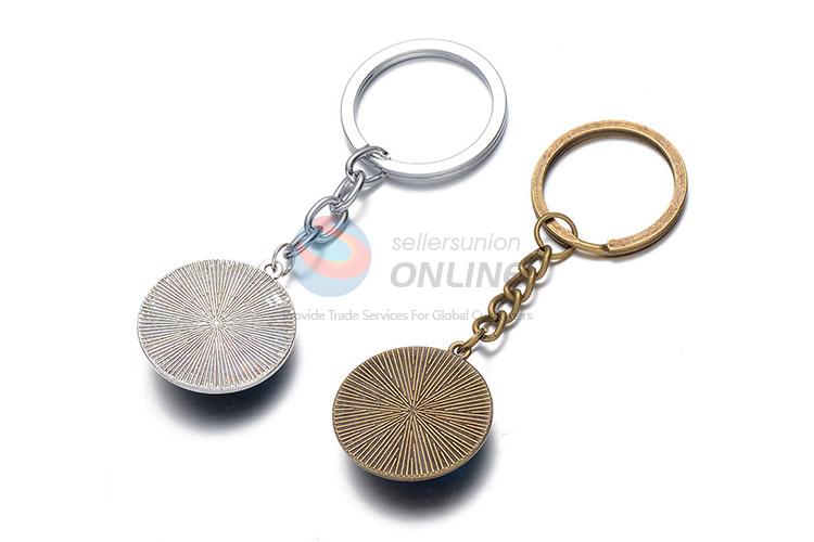 Creative Geometric Pattern Alloy Keychain Key Ring