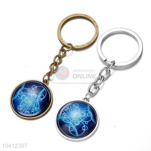 Wholesale Fashion Printing Alloy Keychain Key Ring