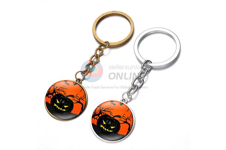 Custom Halloween Pumpkin Pattern Alloy Key Chain