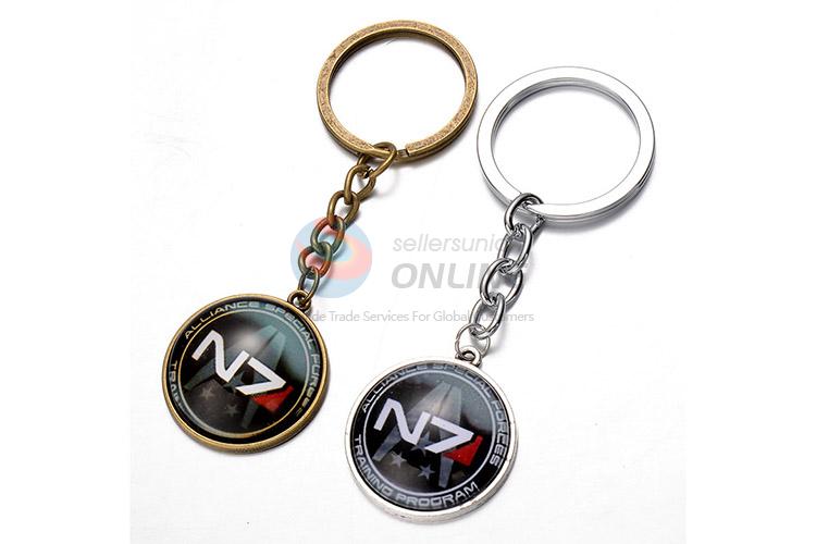 Latest Color Printing Alloy Key Chain For Sale