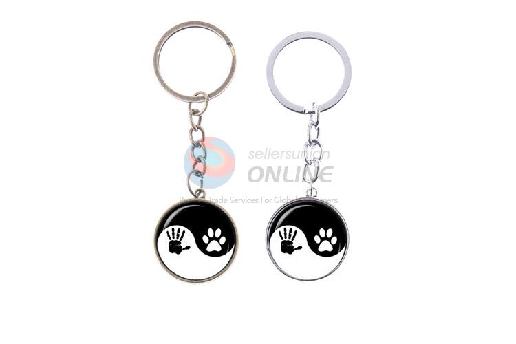 Fashion Handprint Pattern Alloy Keychain Key Ring