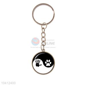 Fashion Handprint Pattern Alloy Keychain Key Ring