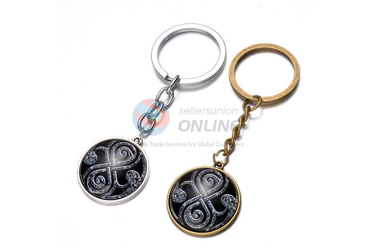 Creative Design Round Alloy Key Chain Key Accessories