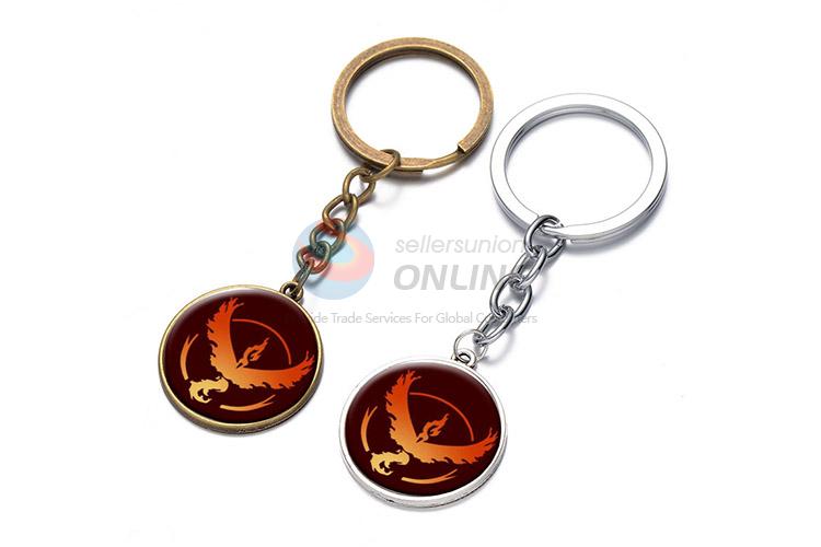 New Style Fashion Printing Alloy Keychain Key Ring