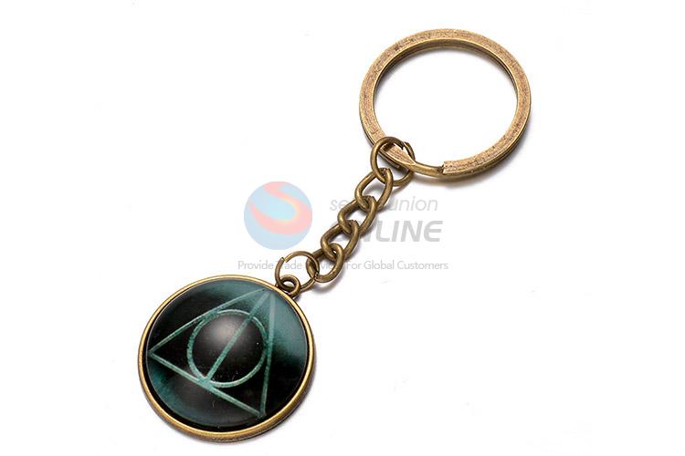 Creative Geometric Pattern Alloy Keychain Key Ring