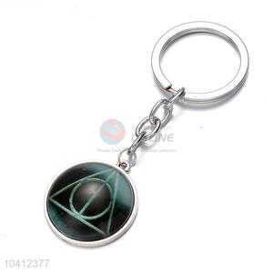 Creative Geometric Pattern Alloy Keychain Key Ring