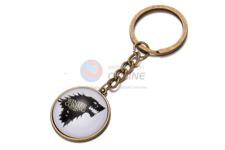 Best Sale Art Printing Alloy Key Ring Keychain