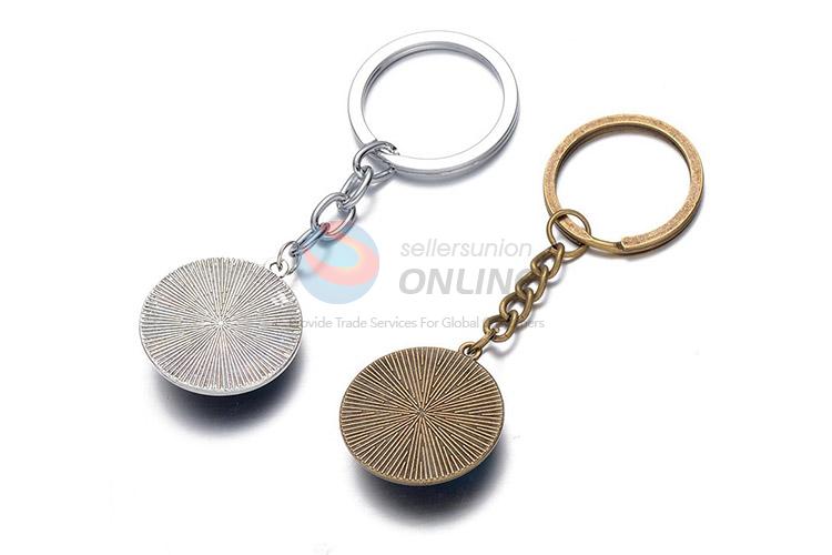 Fashion Printing Colorful Round Key Chain Key Ring