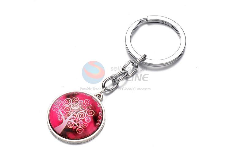 Art Design Tree Pattern Alloy Keychain Key Ring