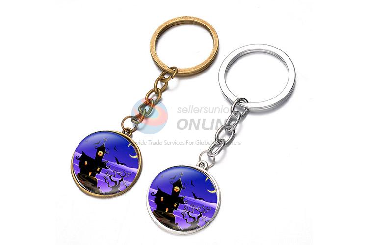 Best Sale Colorful Halloween Pattern Alloy Keychain